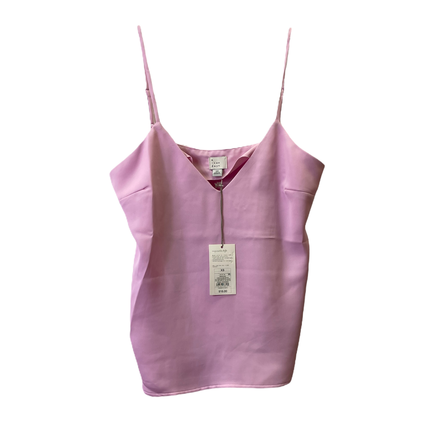 Pink Top Sleeveless By A New Day, Size: Xs