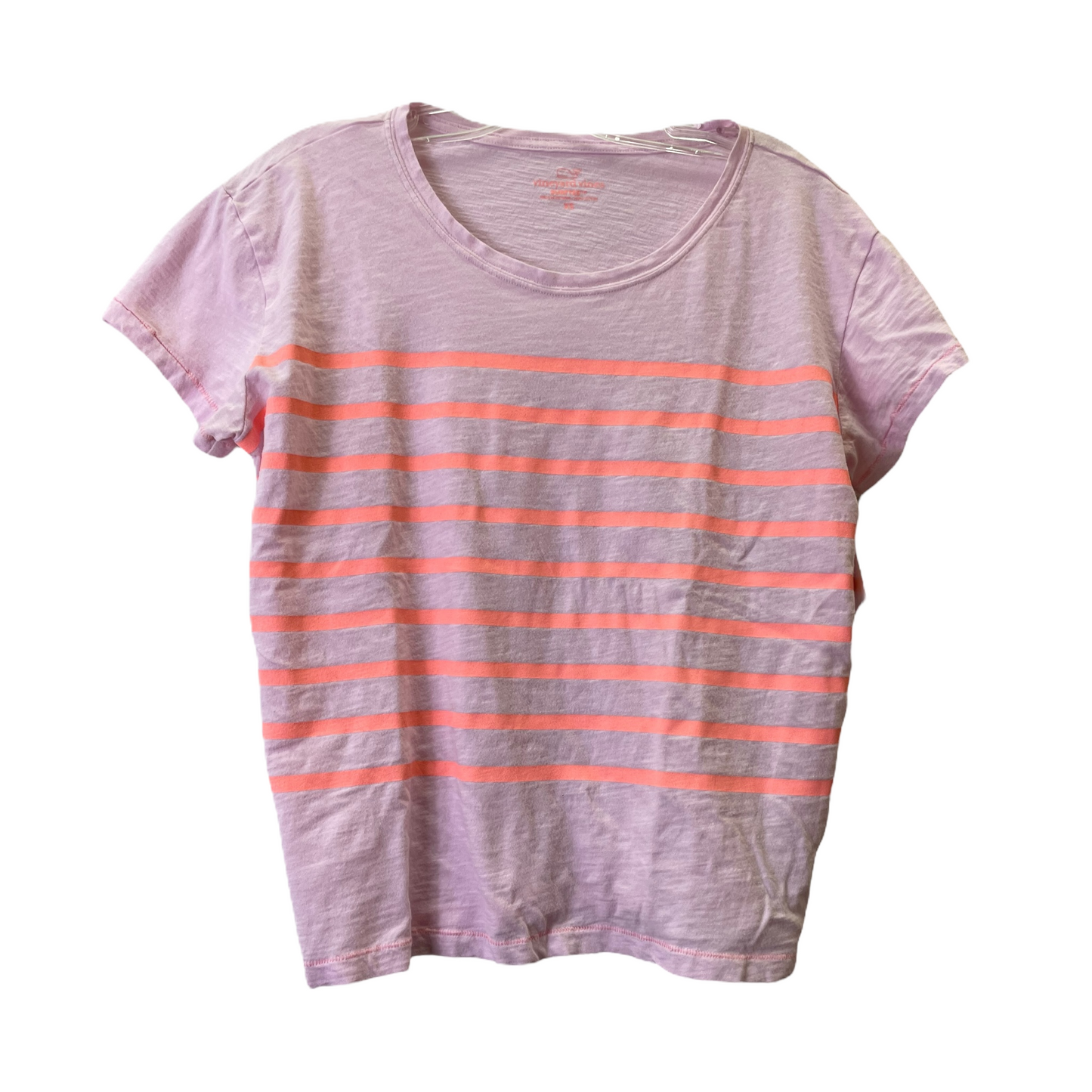 Pink Top Short Sleeve Basic By Vineyard Vines, Size: Xs