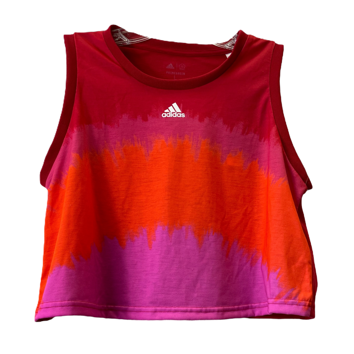 Red Athletic Tank Top By Adidas, Size: L