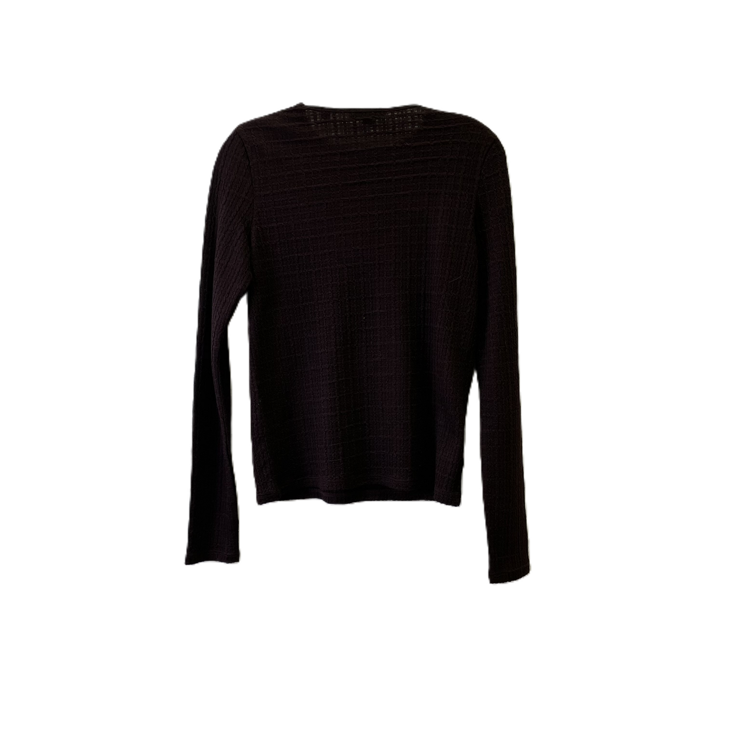 Top Long Sleeve By Vince In Brown, Size: S