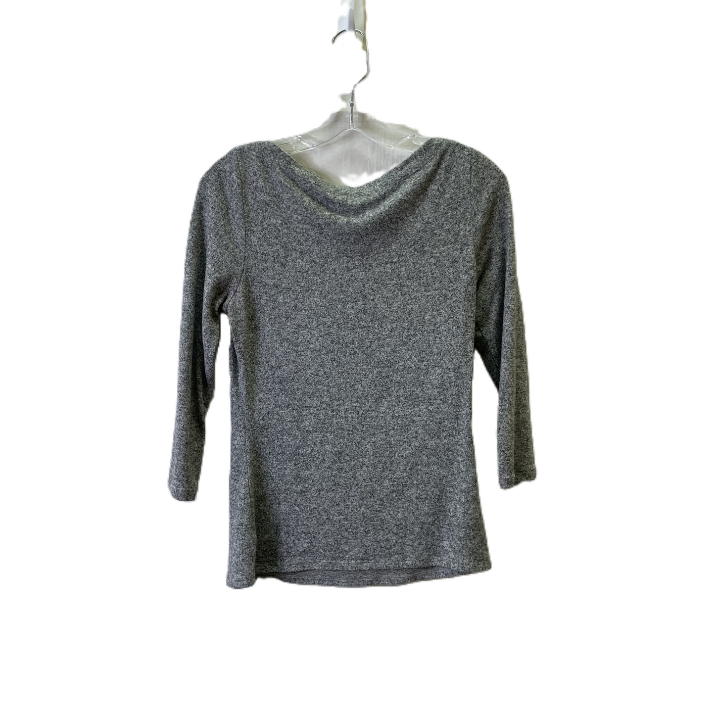 Top Long Sleeve By Anthropologie In Grey, Size: S