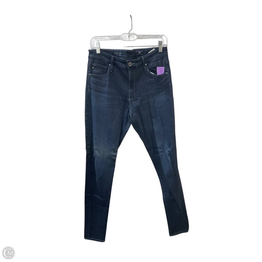 Jeans Skinny By Adriano Goldschmied In Blue Denim, Size: 8