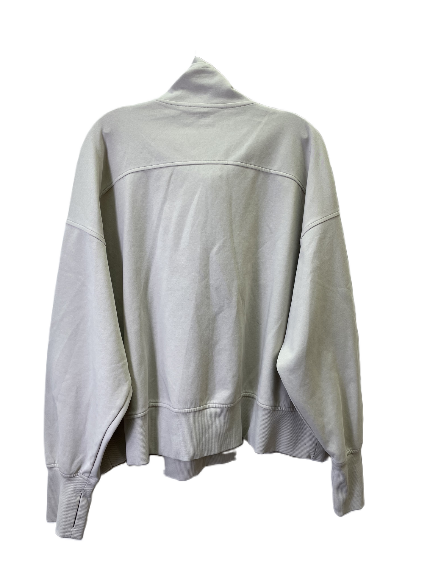 Athletic Top Long Sleeve Collar By Old Navy In Taupe, Size: 3x