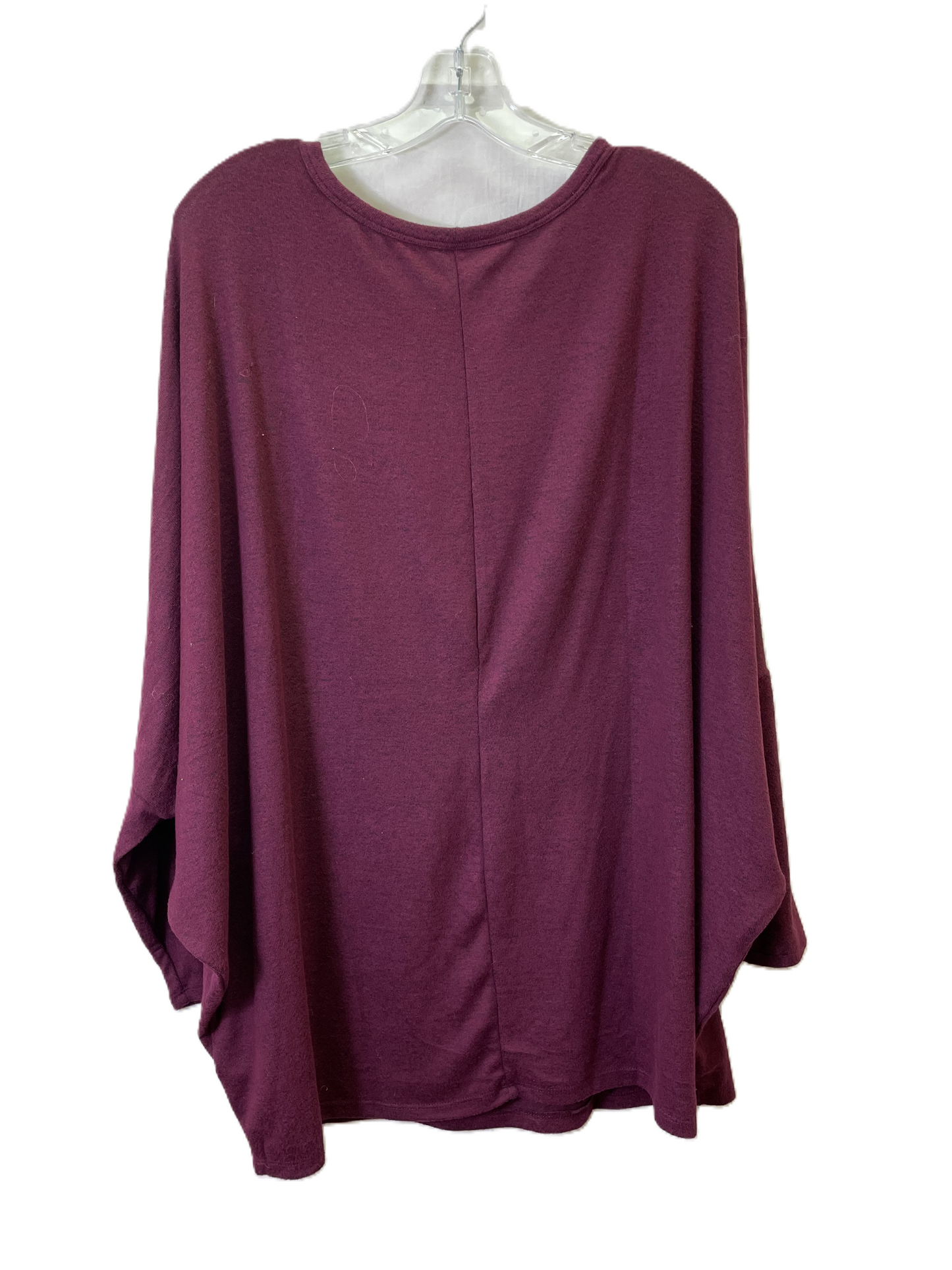 Top Long Sleeve By Maurices In Purple, Size: 2x