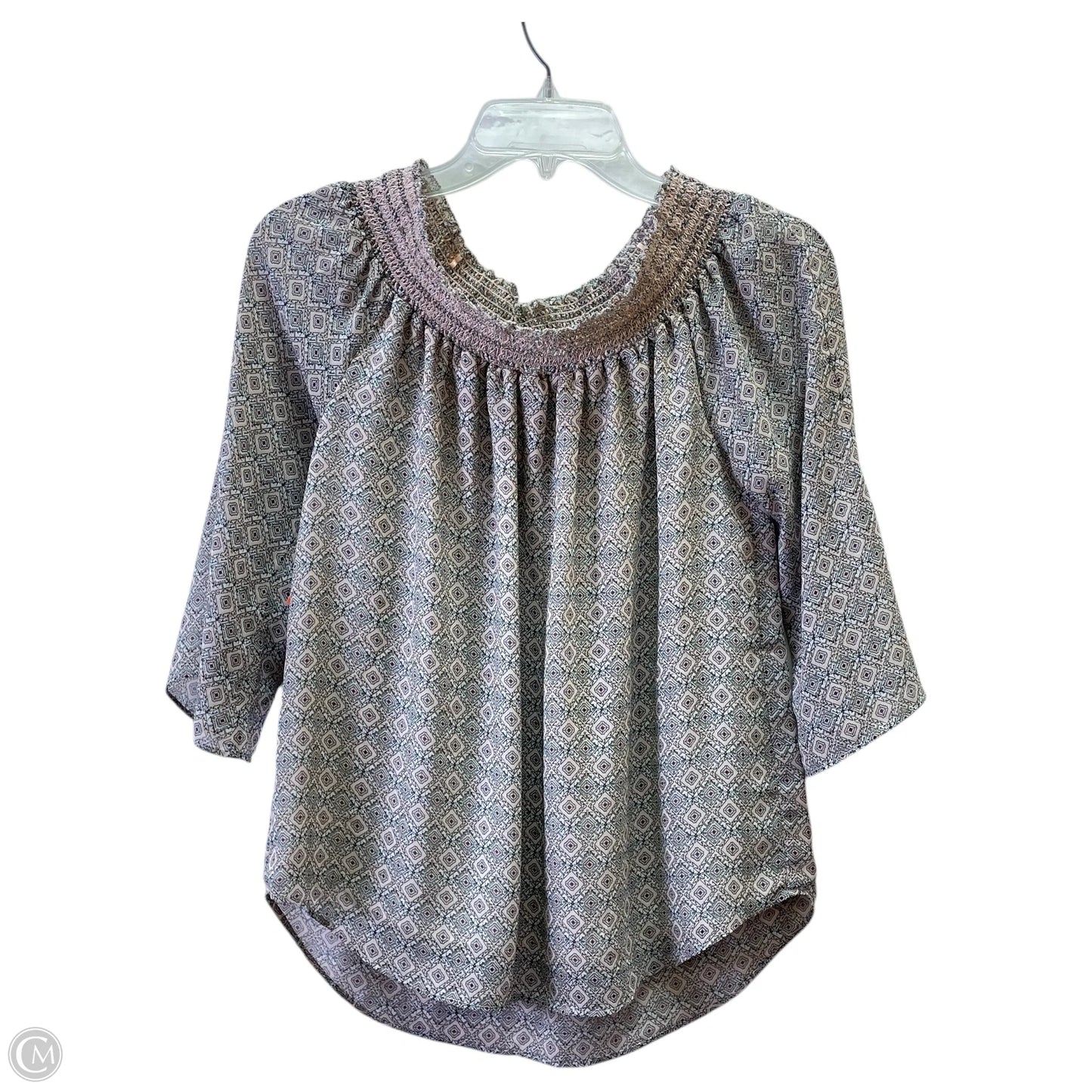 Top 3/4 Sleeve By Rose And Olive In Peach, Size: S