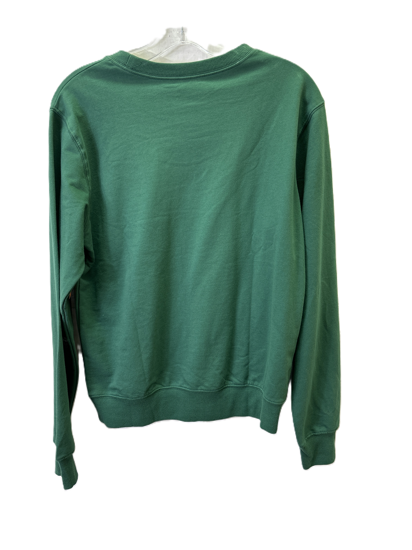 Top Long Sleeve  In Green & White, Size: M