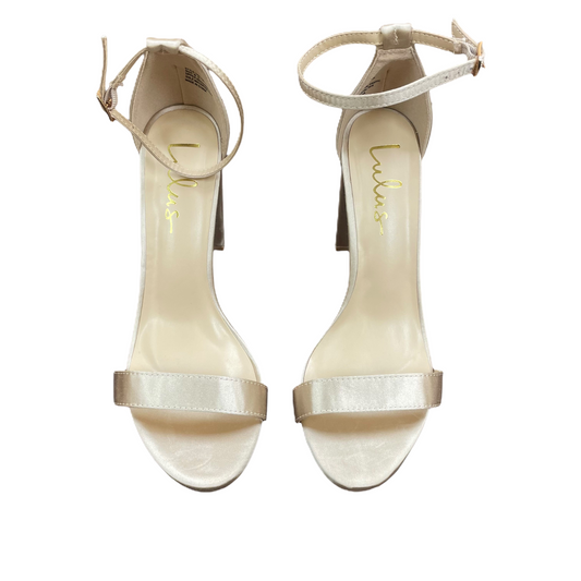 Sandals Heels Block By Lulus  Size: 8.5
