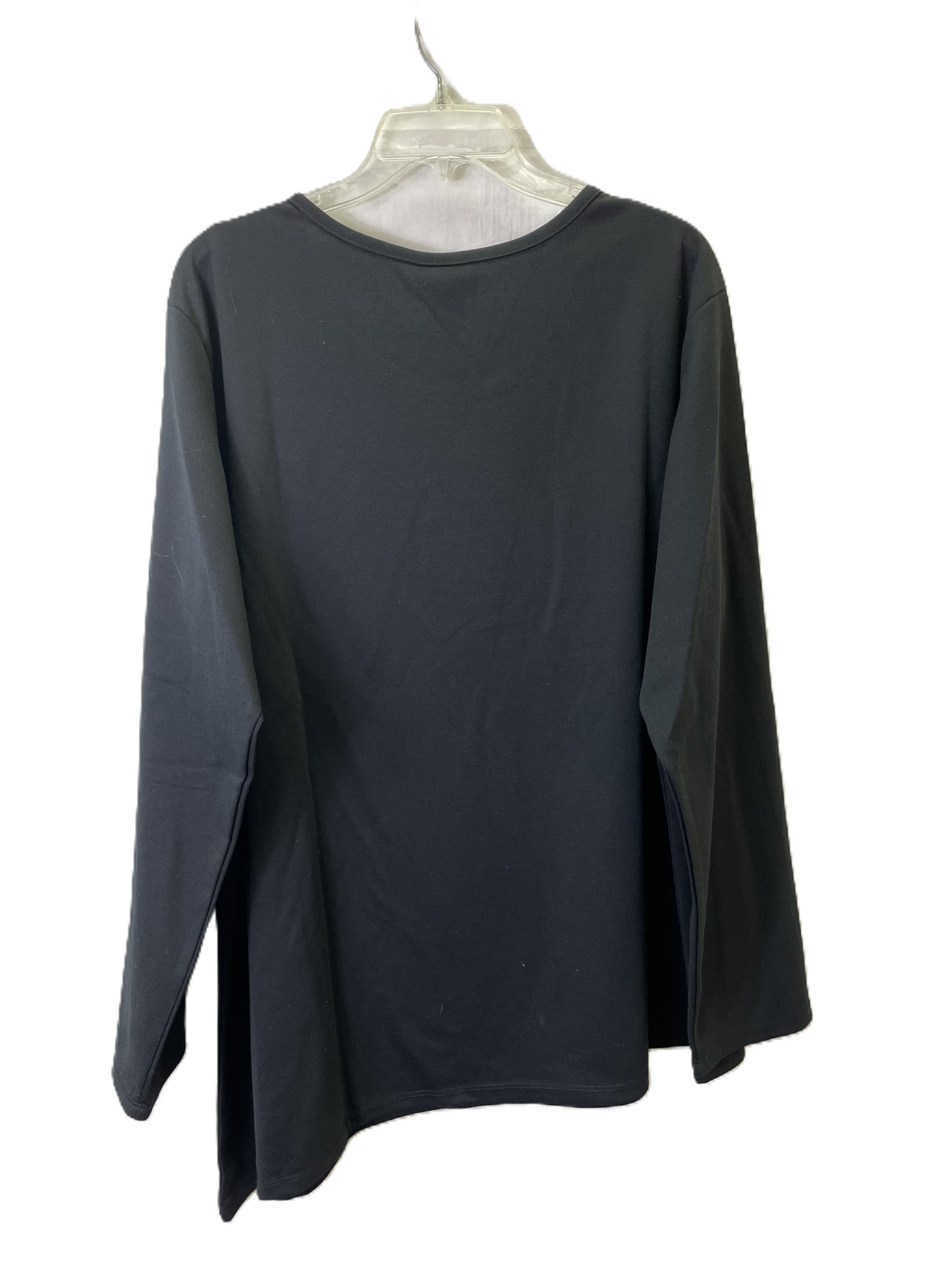 Top Long Sleeve Basic By Cme In Black, Size: 3x