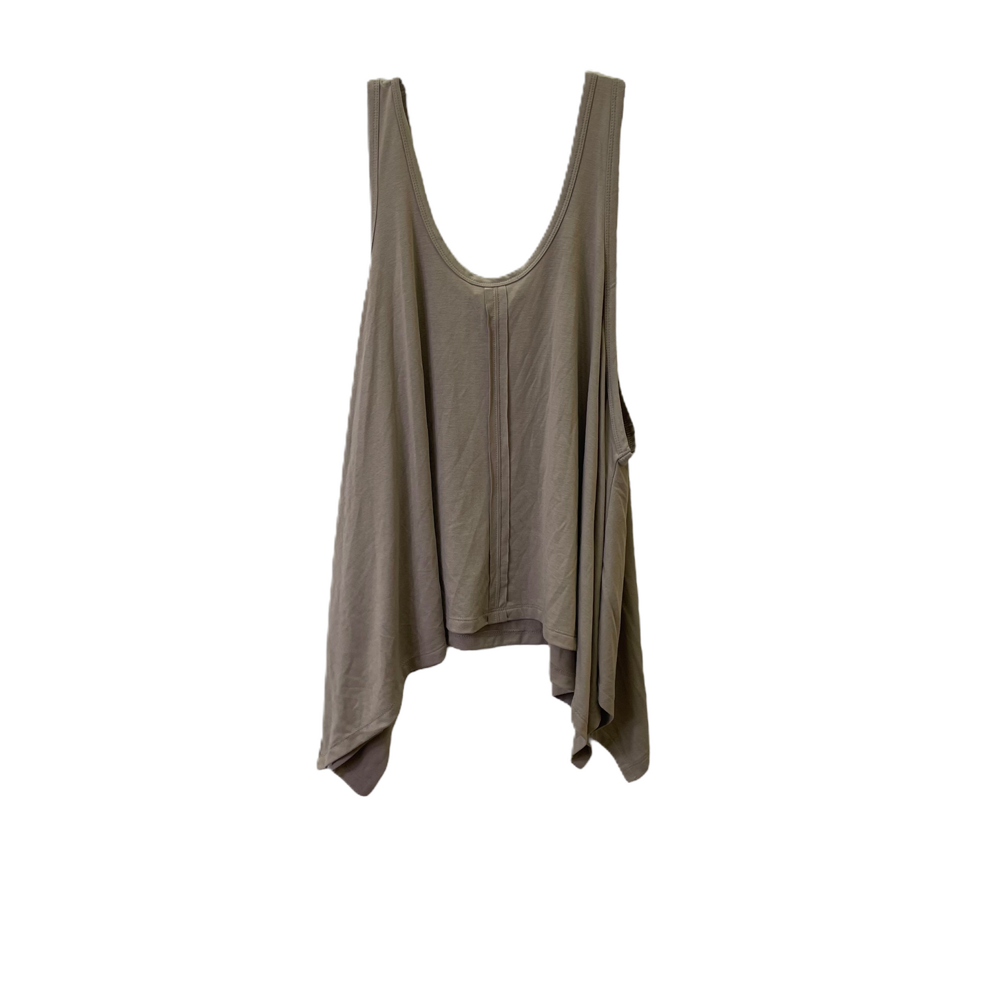 Taupe Top Sleeveless By Zenana Outfitters, Size: L