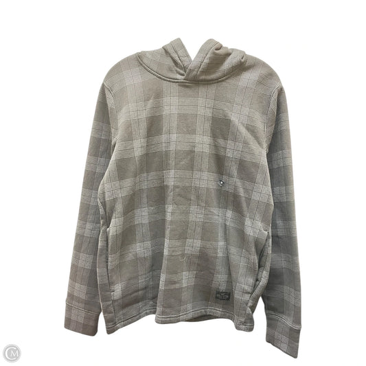 Athletic Top Long Sleeve Hoodie By Hollister In Grey, Size: M