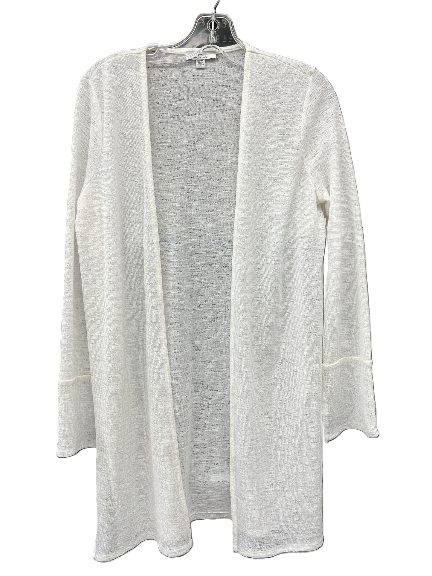 Cardigan By Halston In White, Size: Xs