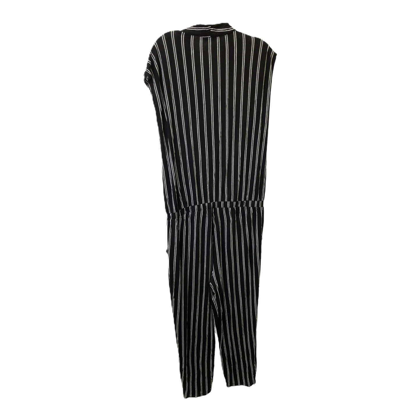 Black & White Jumpsuit By Lascana, Size: 12