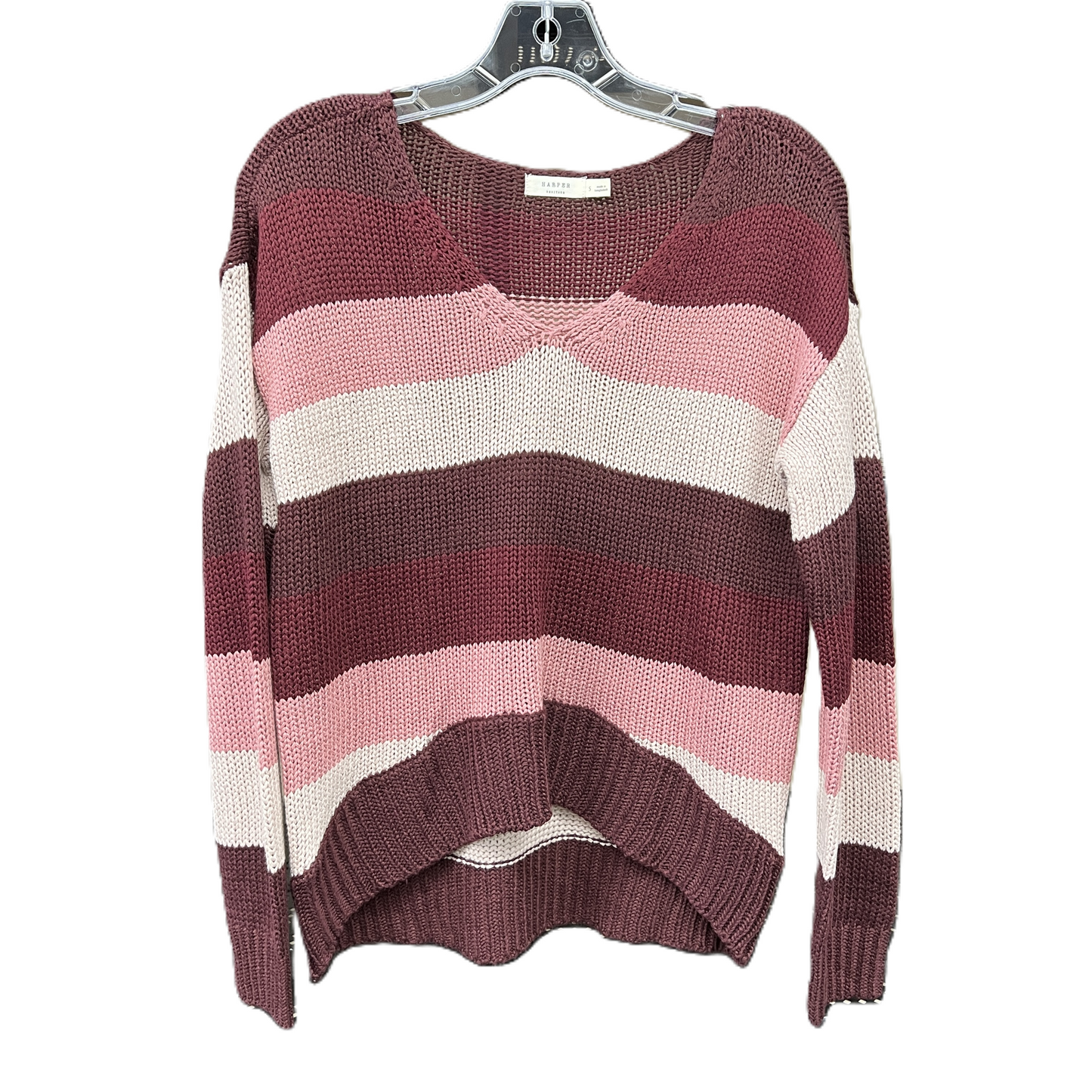 Sweater By Harper In Purple & Red, Size: S