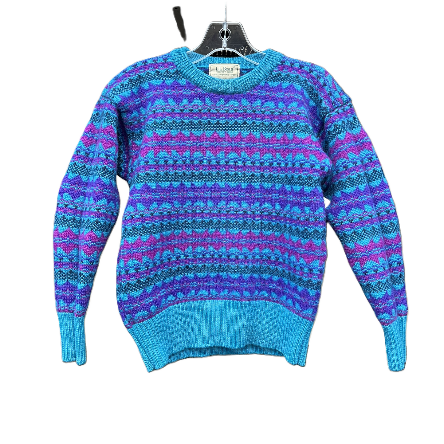 Sweater By L.l. Bean In Aqua, Size: S