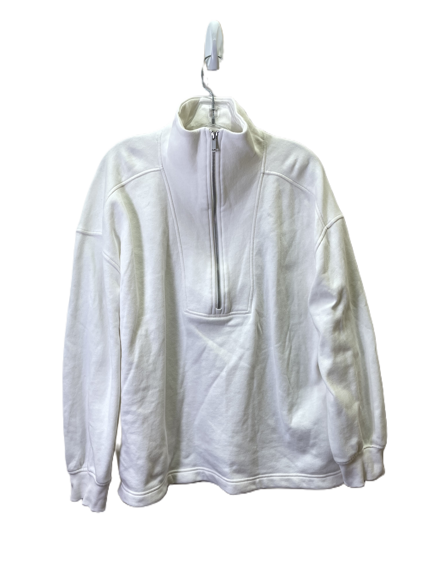 Sweatshirt Collar By Old Navy In White, Size: L