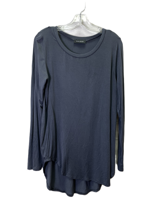 Top Long Sleeve Basic By Rae Mode In Navy, Size: M