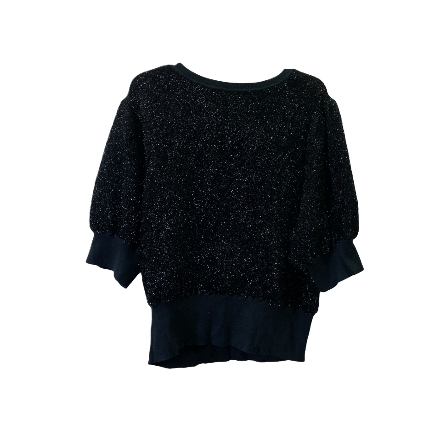 Black Sweatshirt Crewneck By Maeve, Size: 2x