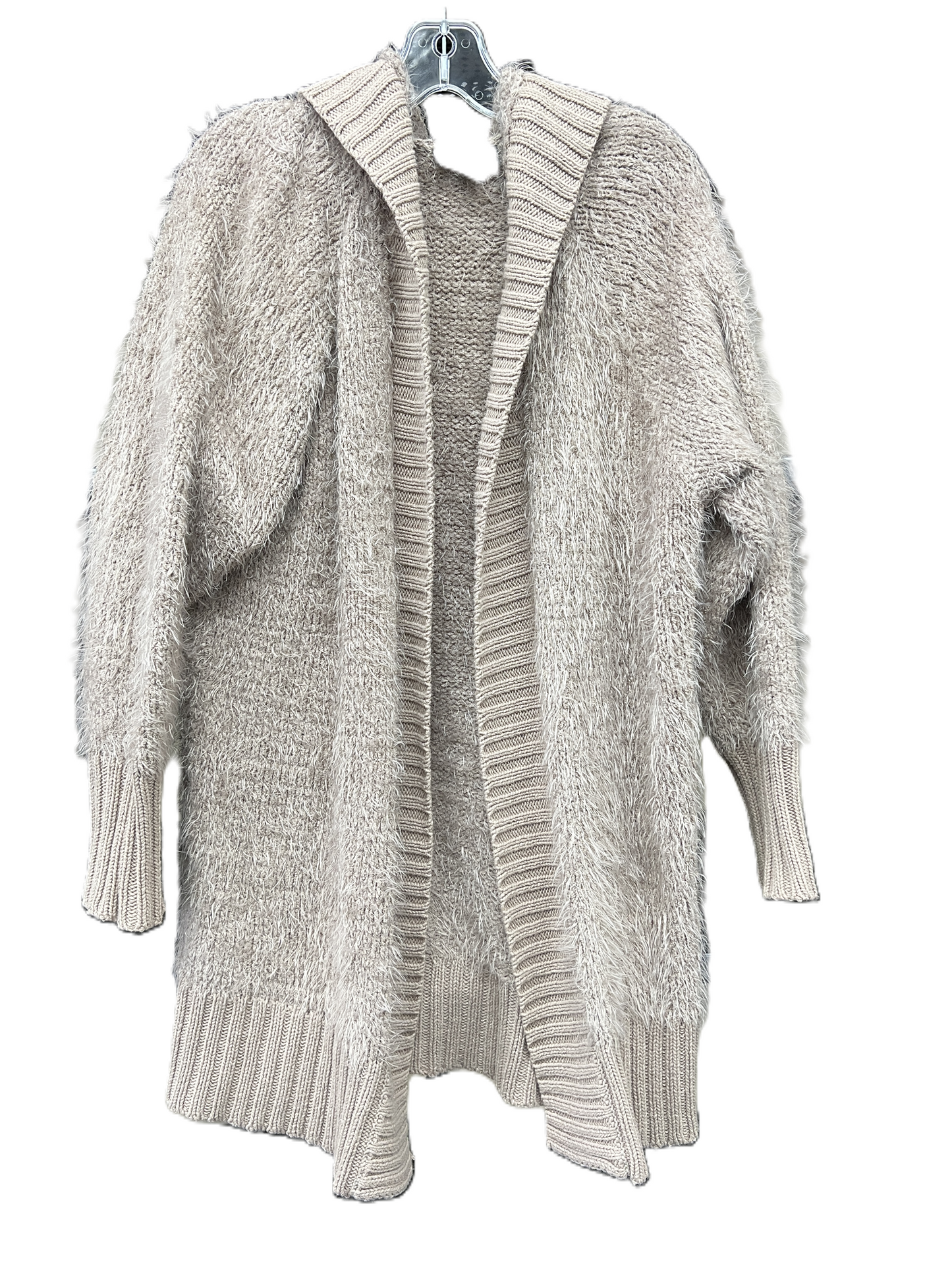 Sweater Cardigan By Express In Tan, Size: Xs