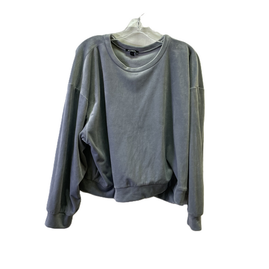 Sweatshirt Crewneck By Express In Grey, Size: Xl