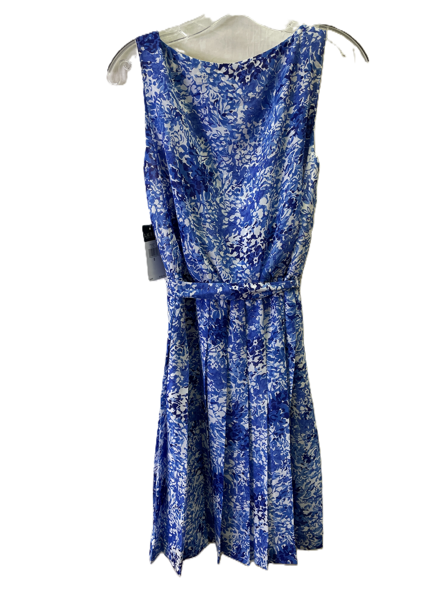 Dress Casual Midi By Lauren By Ralph Lauren In Blue, Size: M