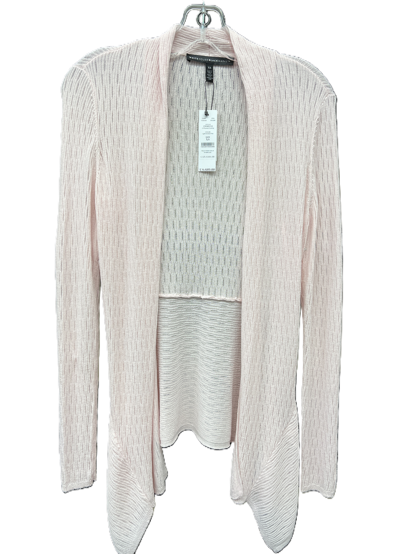 Cardigan By White House Black Market In Pink, Size: Xs