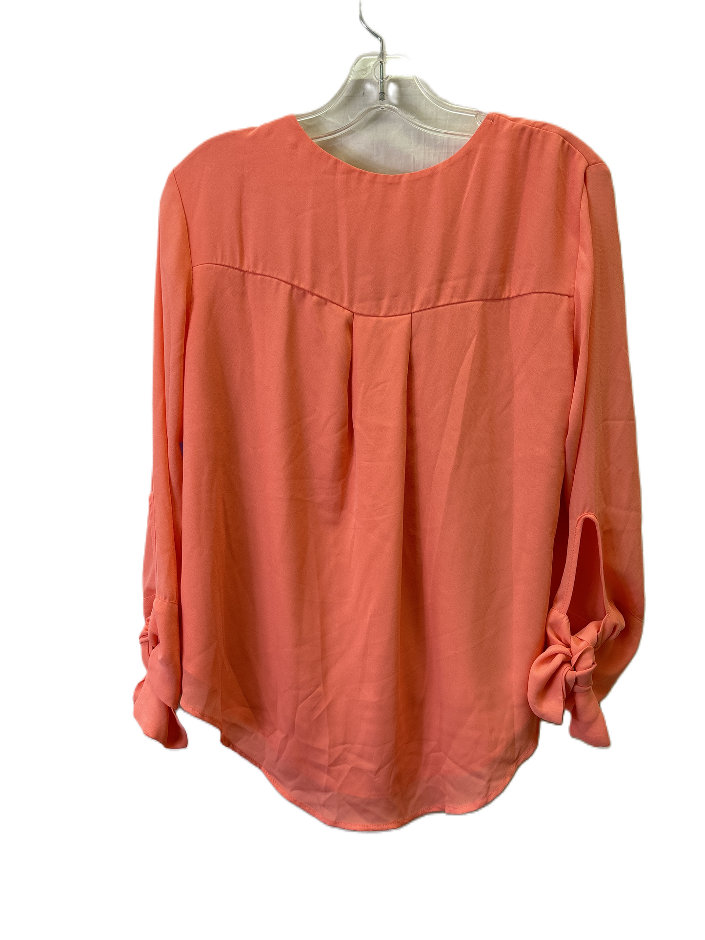 Top Long Sleeve Basic By Cme In Coral, Size: S