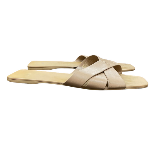 Tan Sandals Flats By H&m, Size: 11