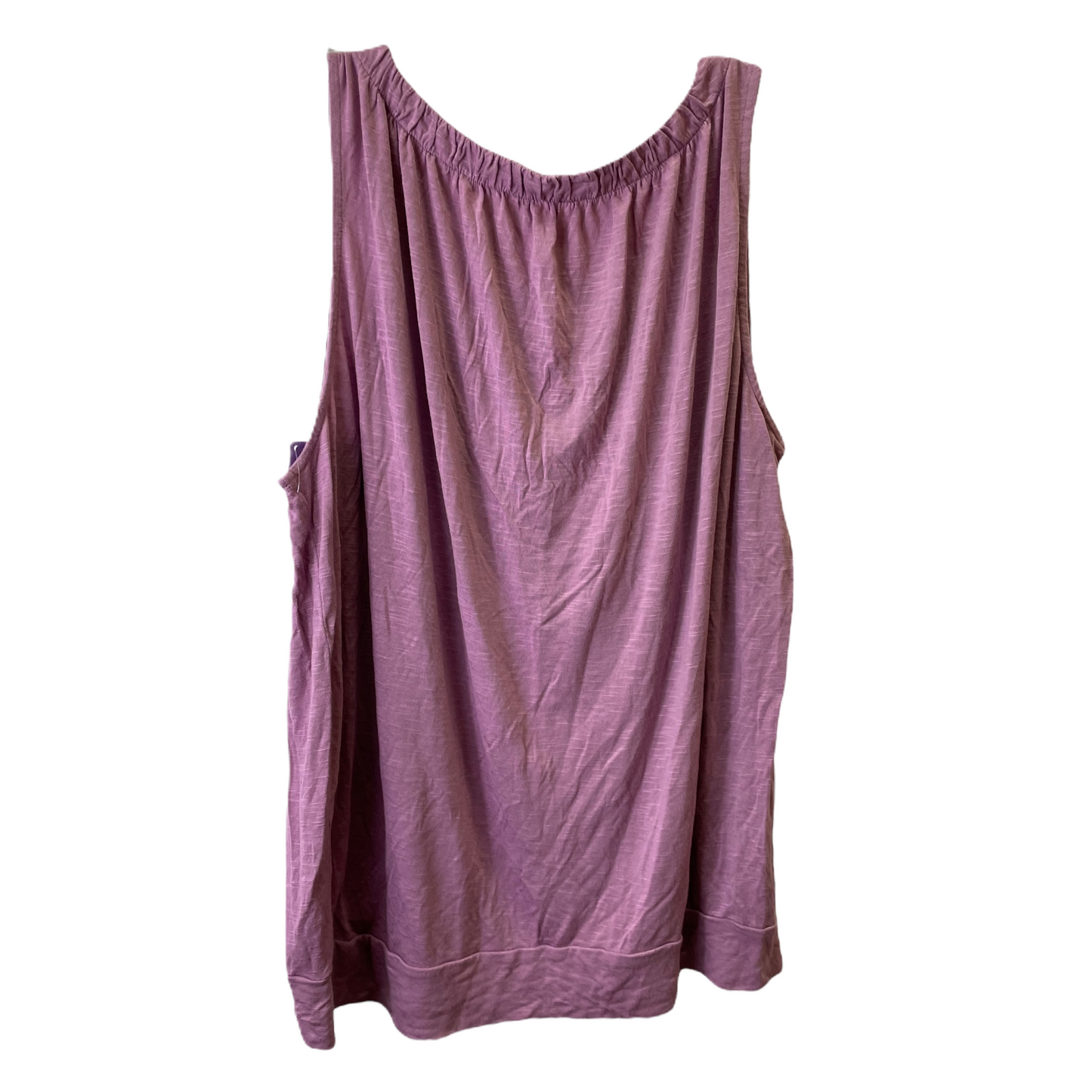 Purple Top Sleeveless Basic By Loft, Size: Xl