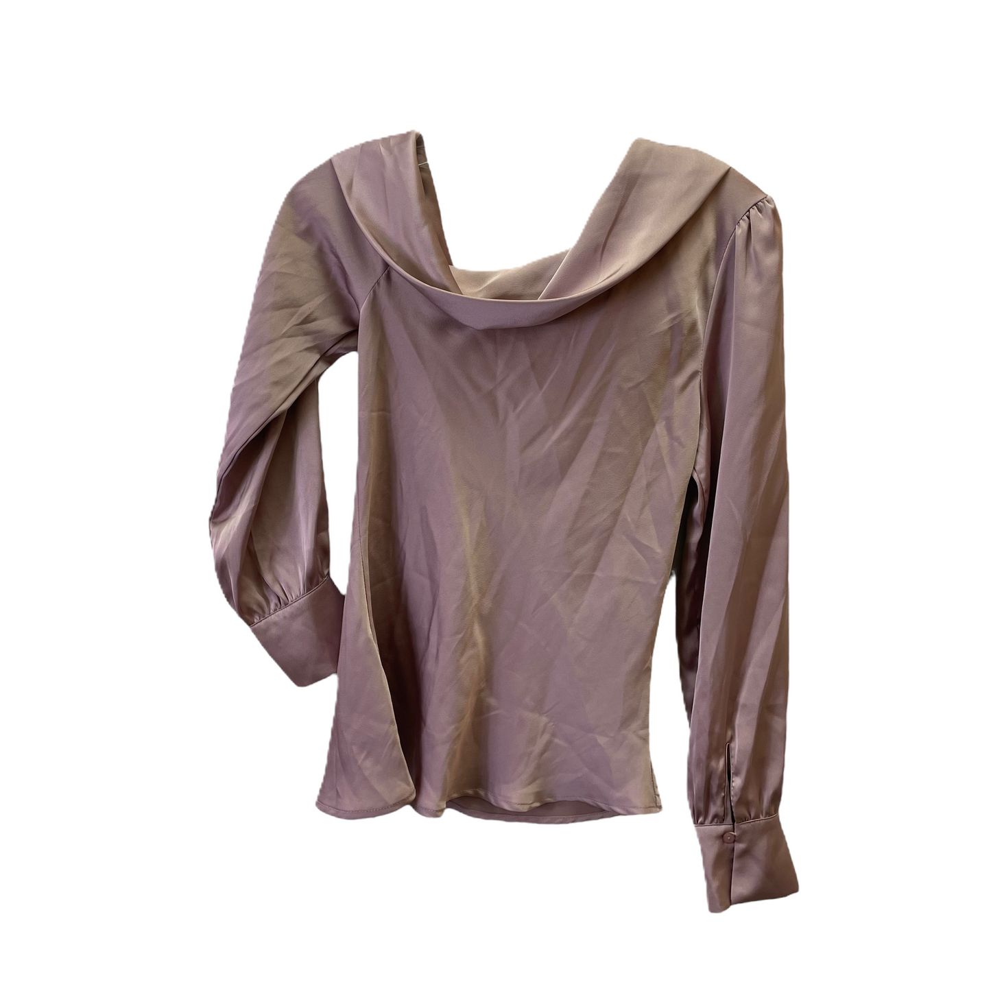 Mauve Top Long Sleeve Basic By Astr, Size: S