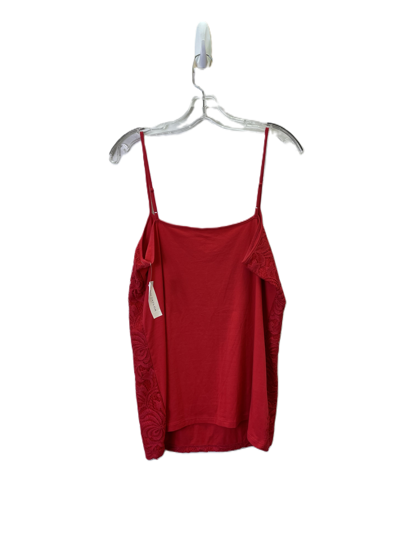 Tank Top By Ann Taylor In Red, Size: Xl