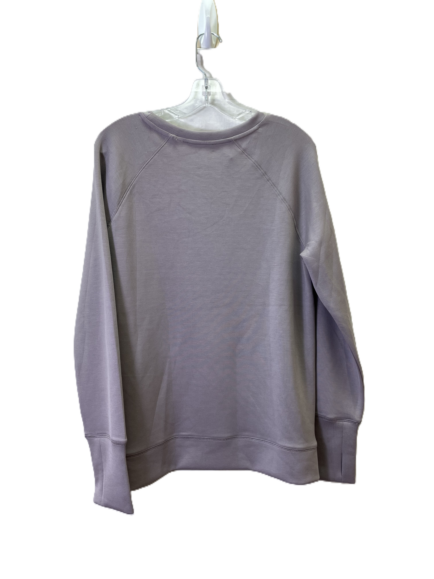 Athletic Sweatshirt Crewneck By Cable And Gauge In Purple, Size: L