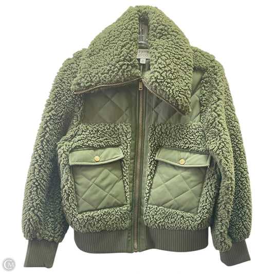 Jacket Moto By Frye And Co In Green, Size: M