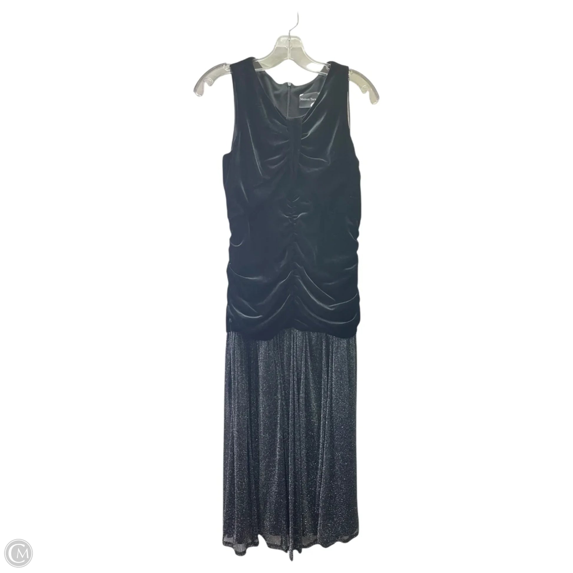 Dress Casual Midi By MAISON TARA In Black, Size: 10