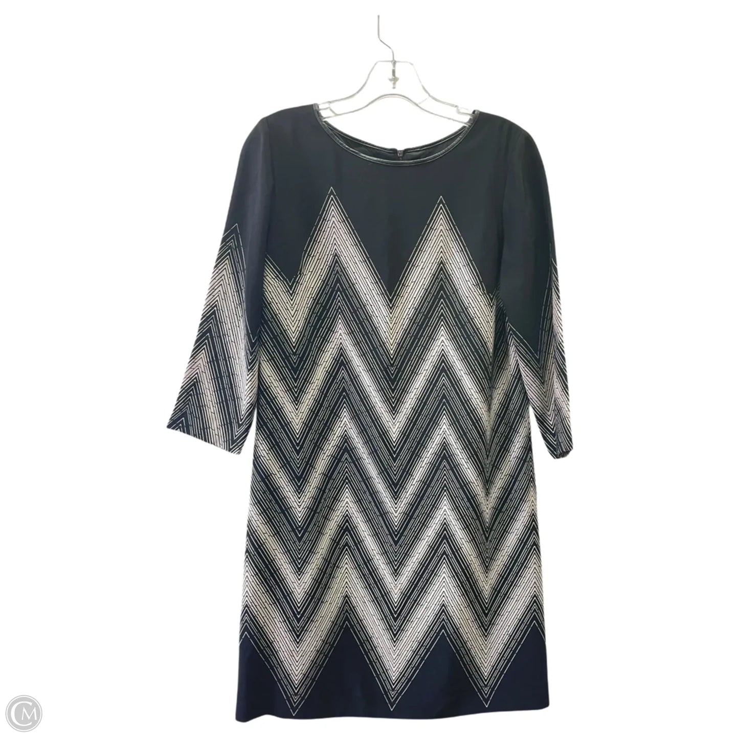 Dress Casual Midi By Tahari In Black, Size: 4