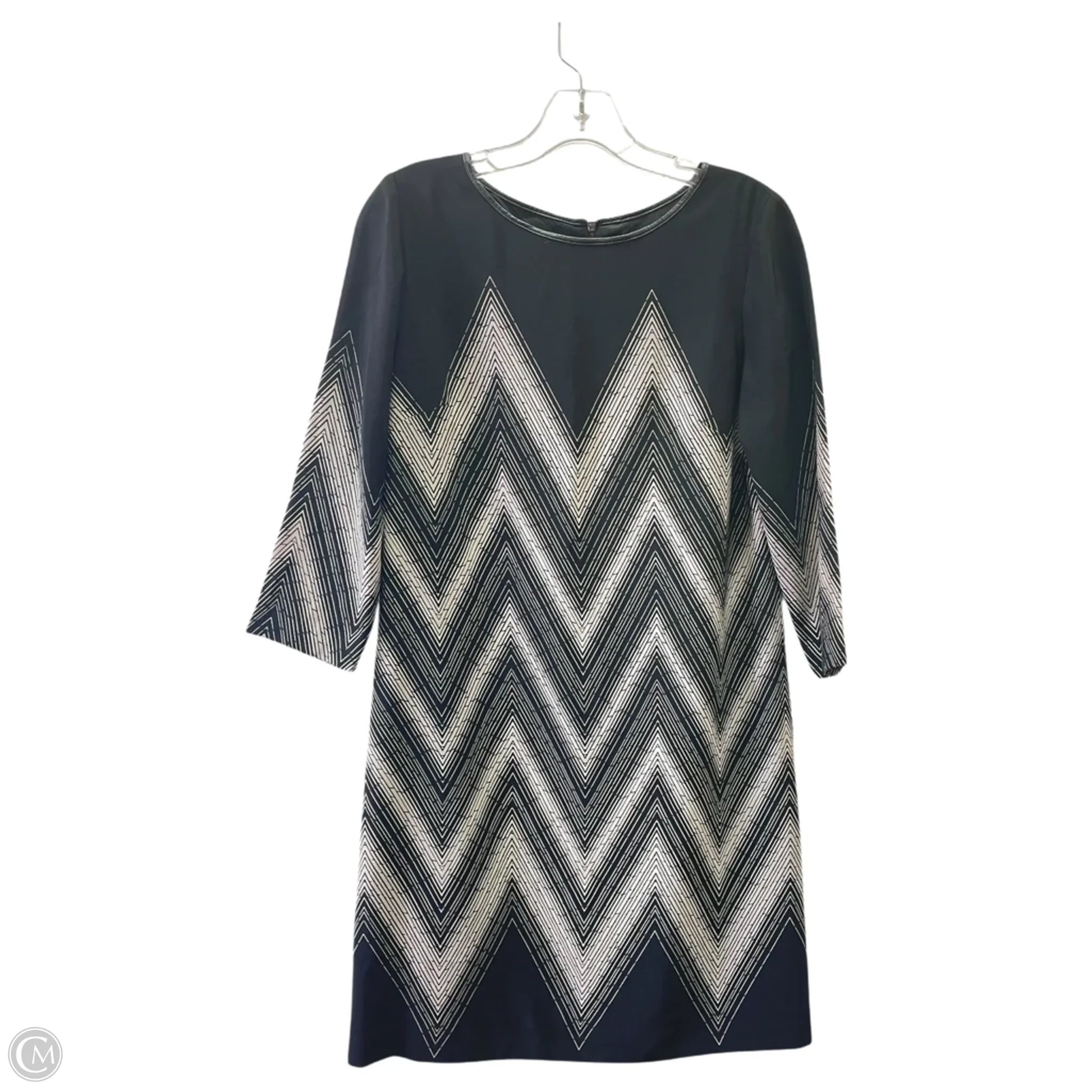 Dress Casual Midi By Tahari In Black, Size: 4