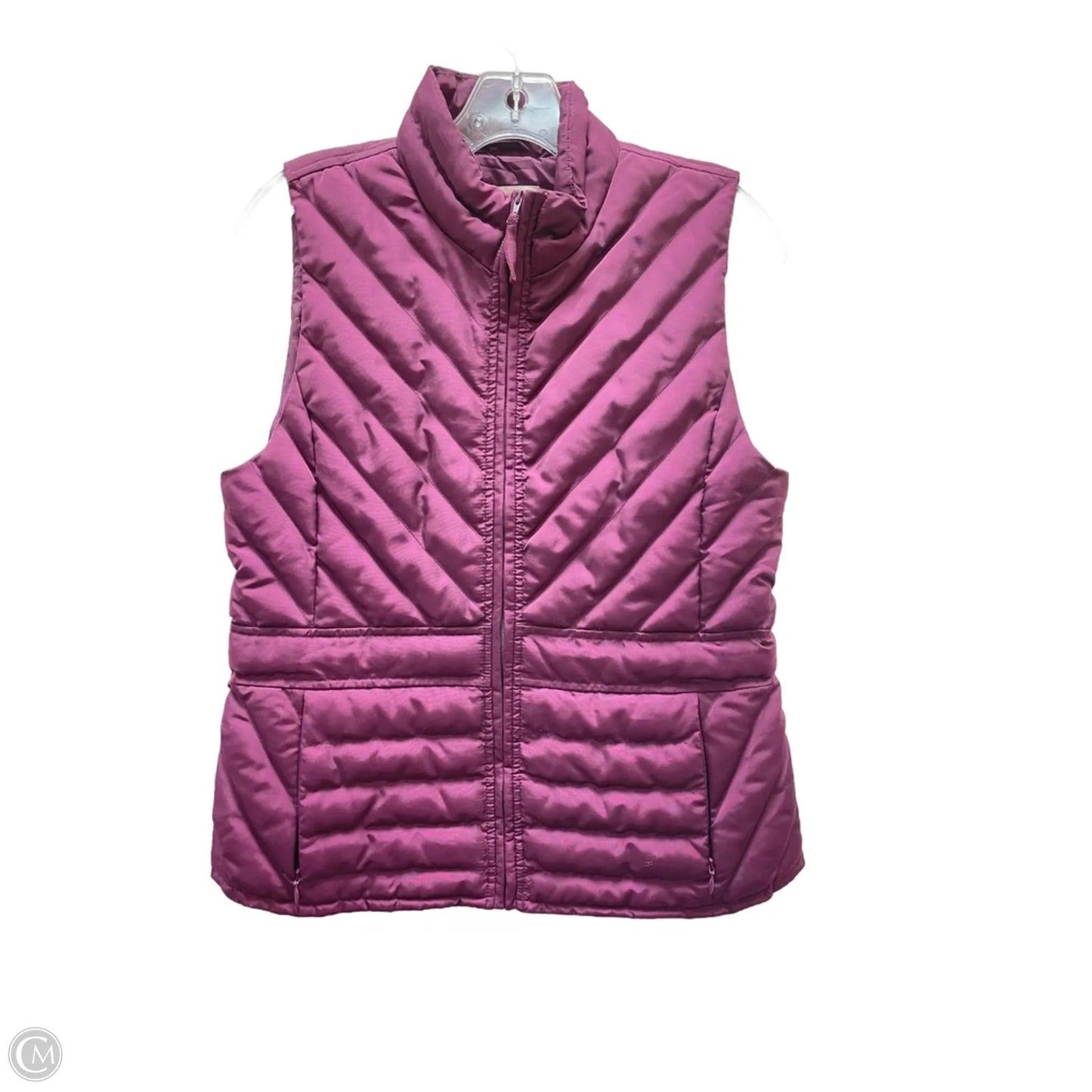 Vest Puffer & Quilted By Loft In Mauve, Size: Xs