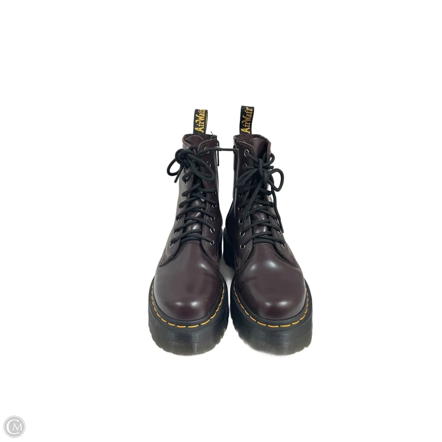 Boots Ankle Flats By Dr Martens In Brown, Size:5
