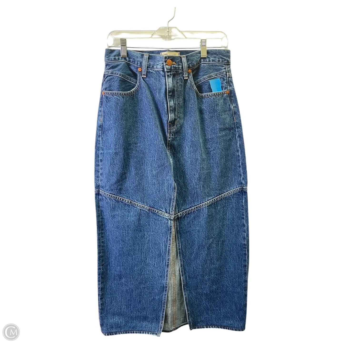 Skirt Maxi By Madewell In Blue, Size: 4