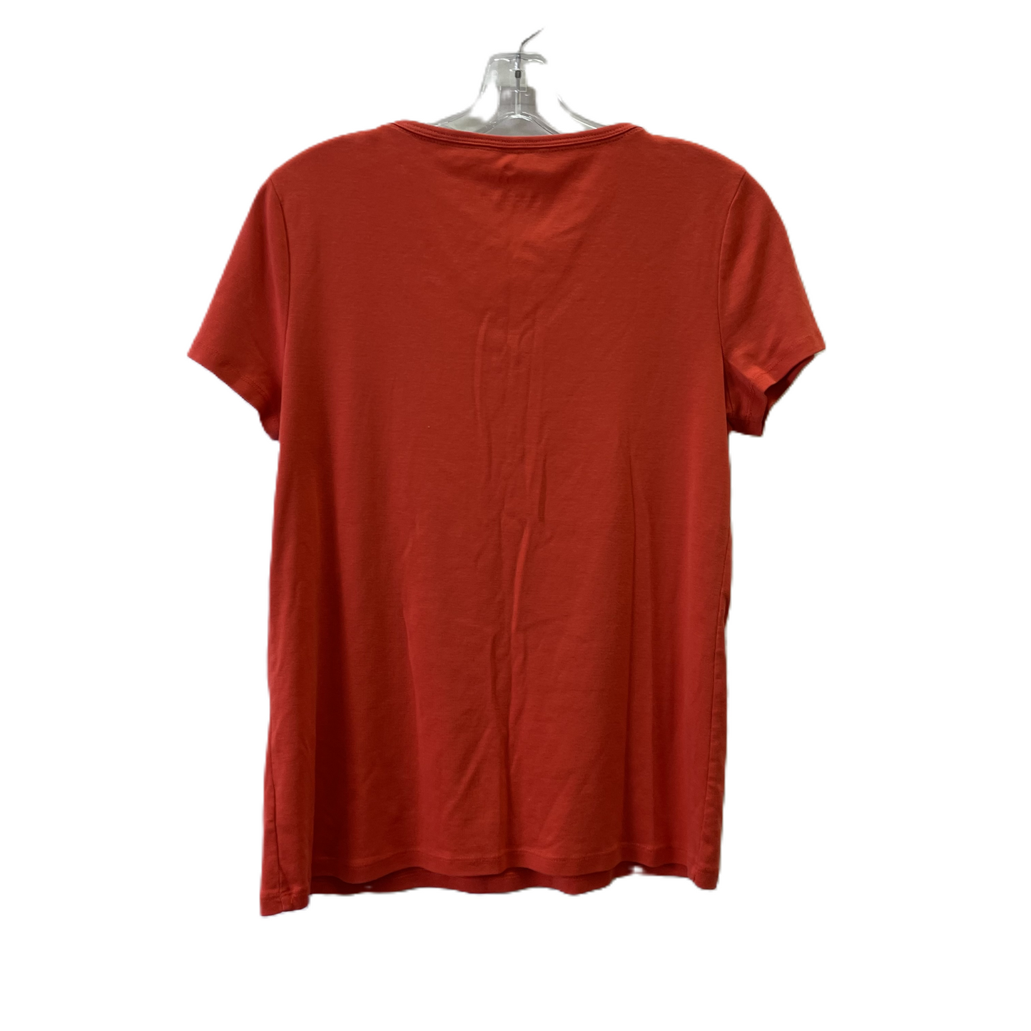 Top Short Sleeve Basic By Talbots In Red, Size: M