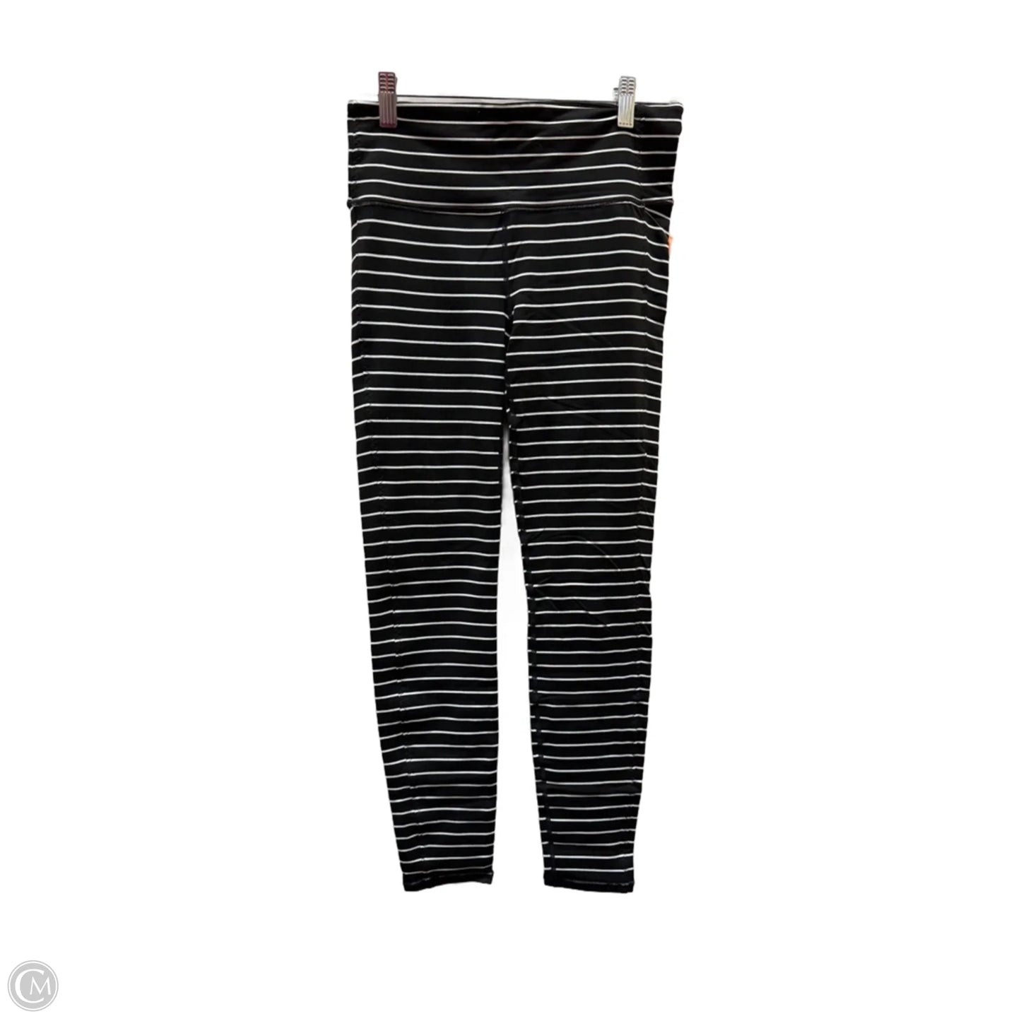 Athletic Leggings By Athleta In Black & White, Size: S