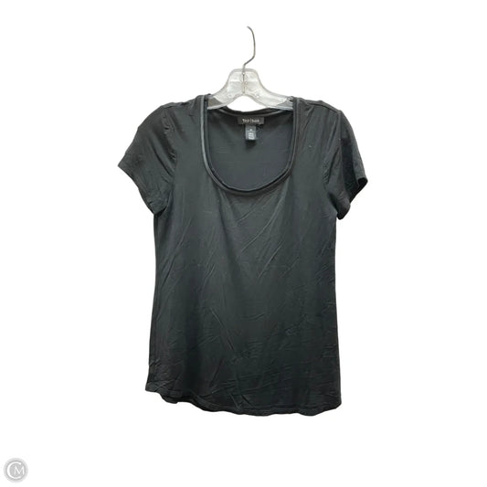 Top Short Sleeve By White House Black Market In Black, Size: Xs