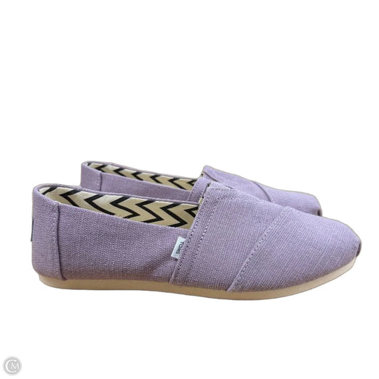 Shoes Flats By Toms In purple, Size: 8