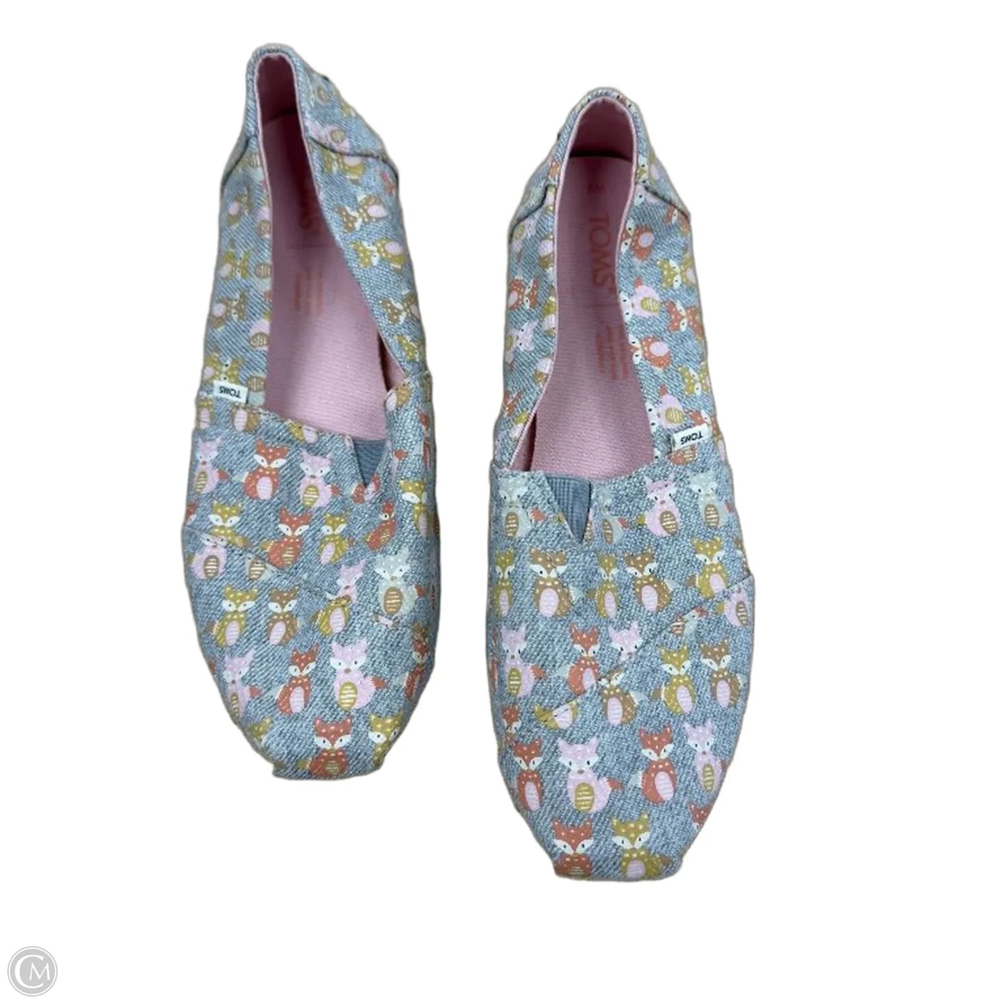 Shoes Flats By Toms In Blue, Size: 8