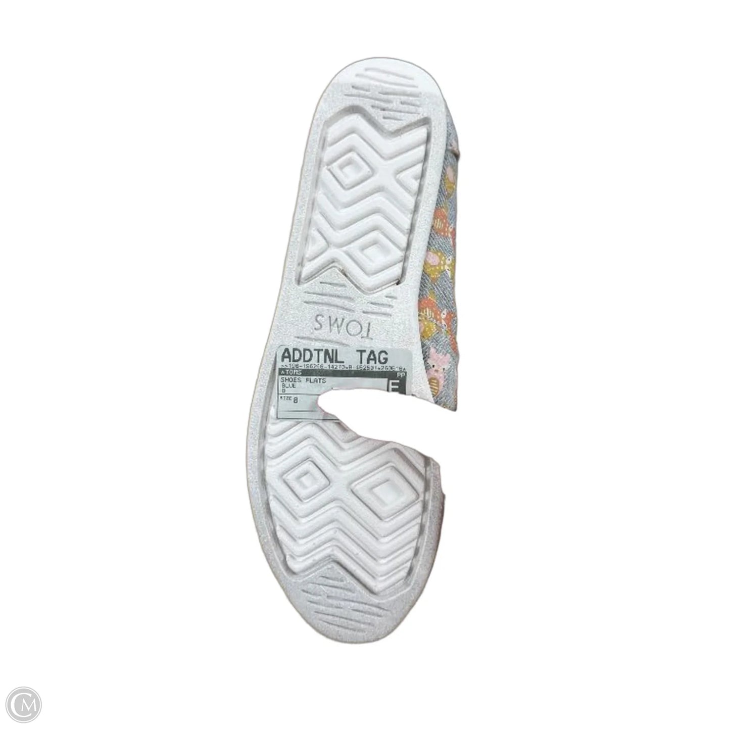 Shoes Flats By Toms In Blue, Size: 8