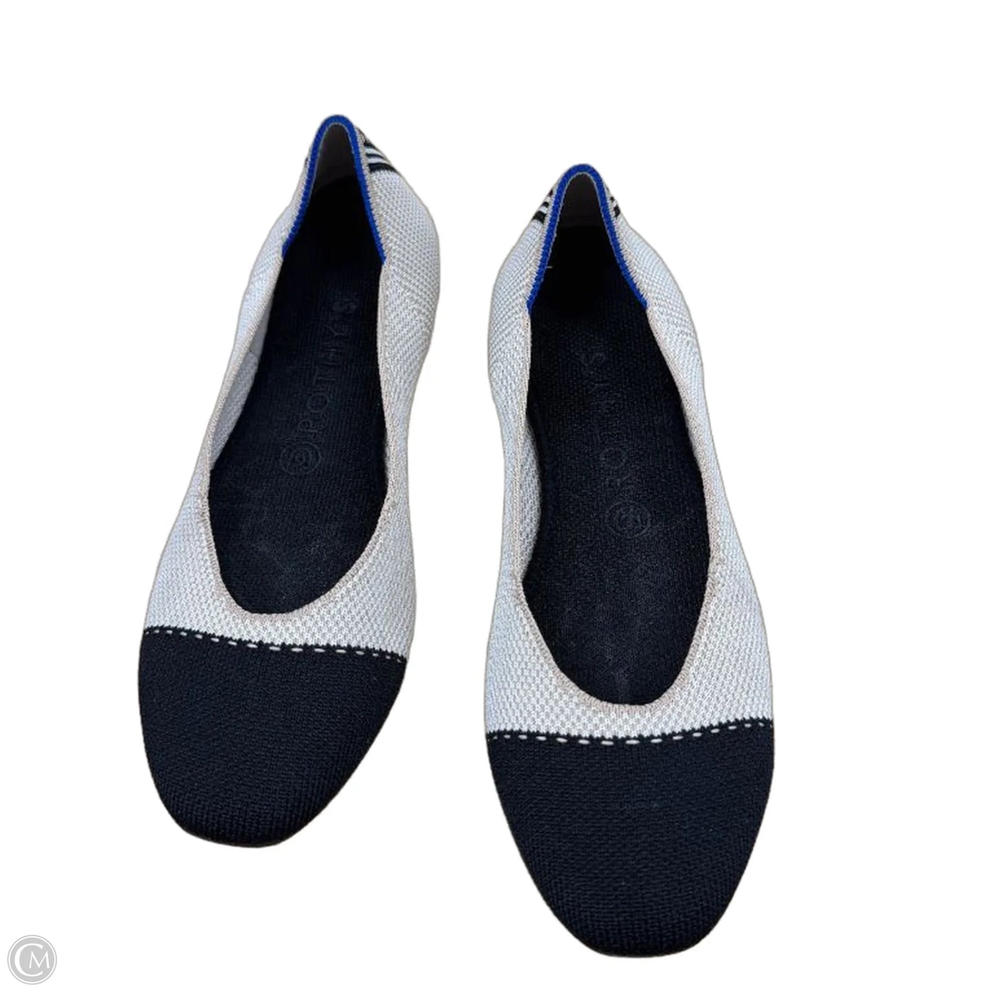 Shoes Flats By Rothys In Cream & Tan, Size: 8