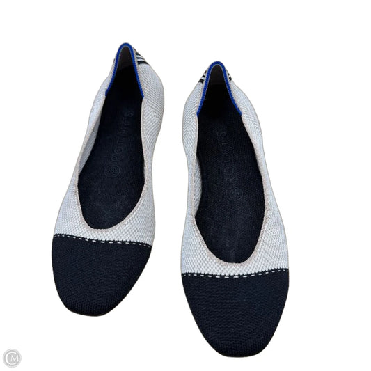 Shoes Flats By Rothys In Cream & Tan, Size: 8