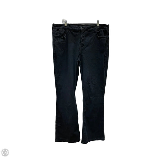 Jeans Boot Cut By YNXDJ In Blue Denim, Size: 20