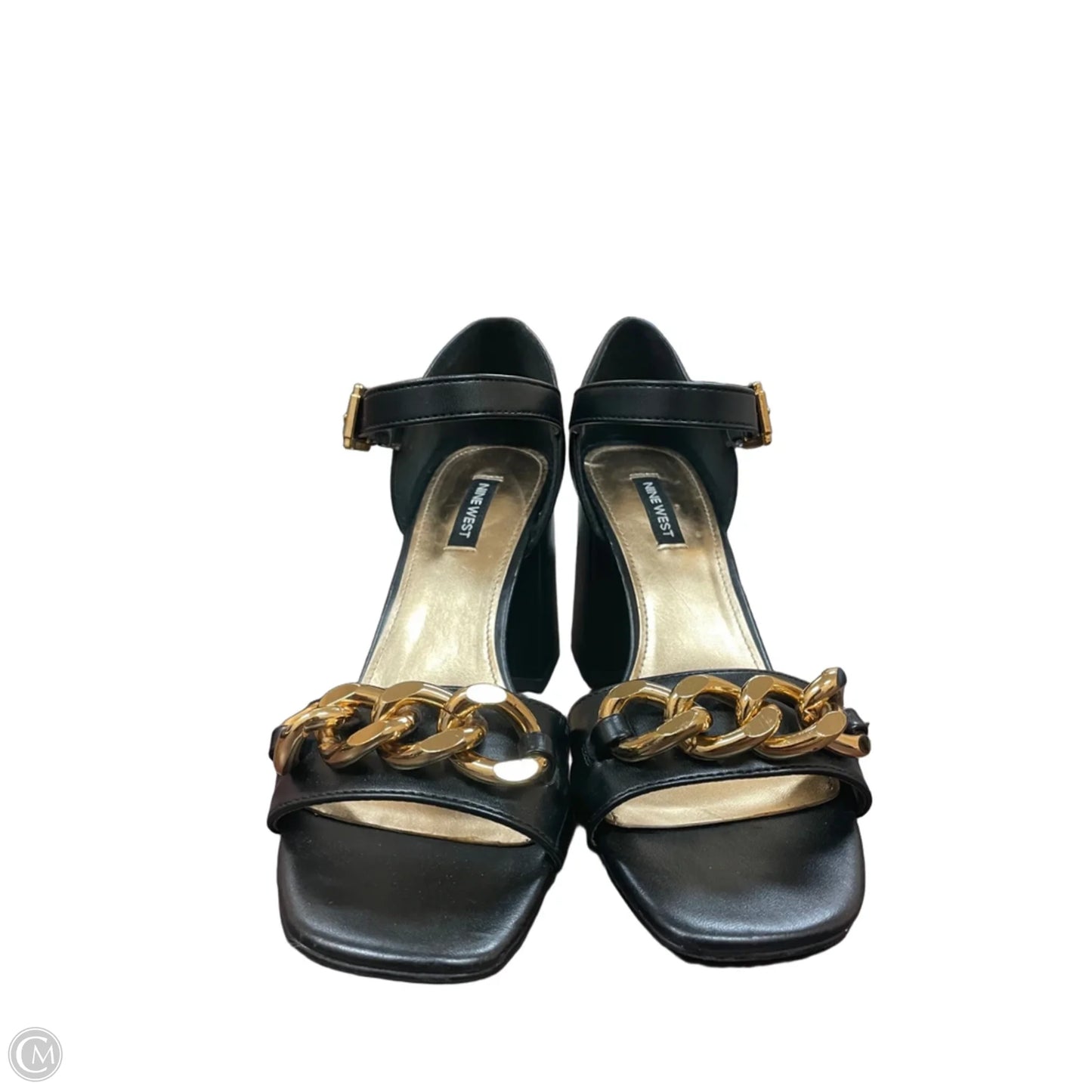 Shoes Heels Block By Nine West In Black, Size: 9