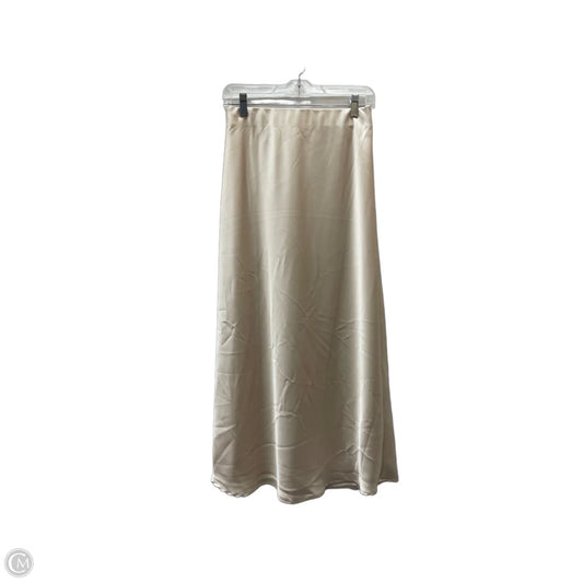 Skirt Maxi By Cme In Cream, Size: S