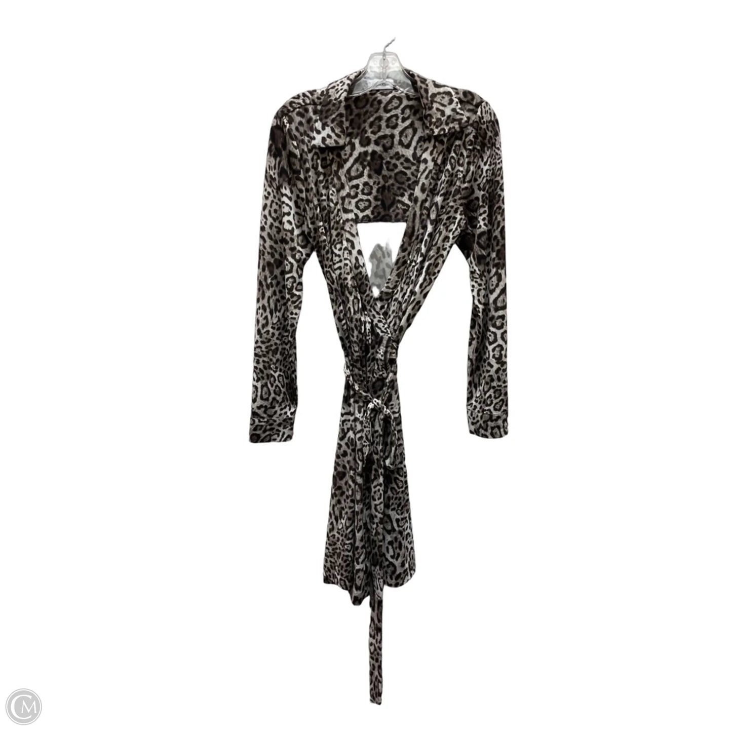 Dress Casual Midi By Calvin Klein In Brown, Size: 12